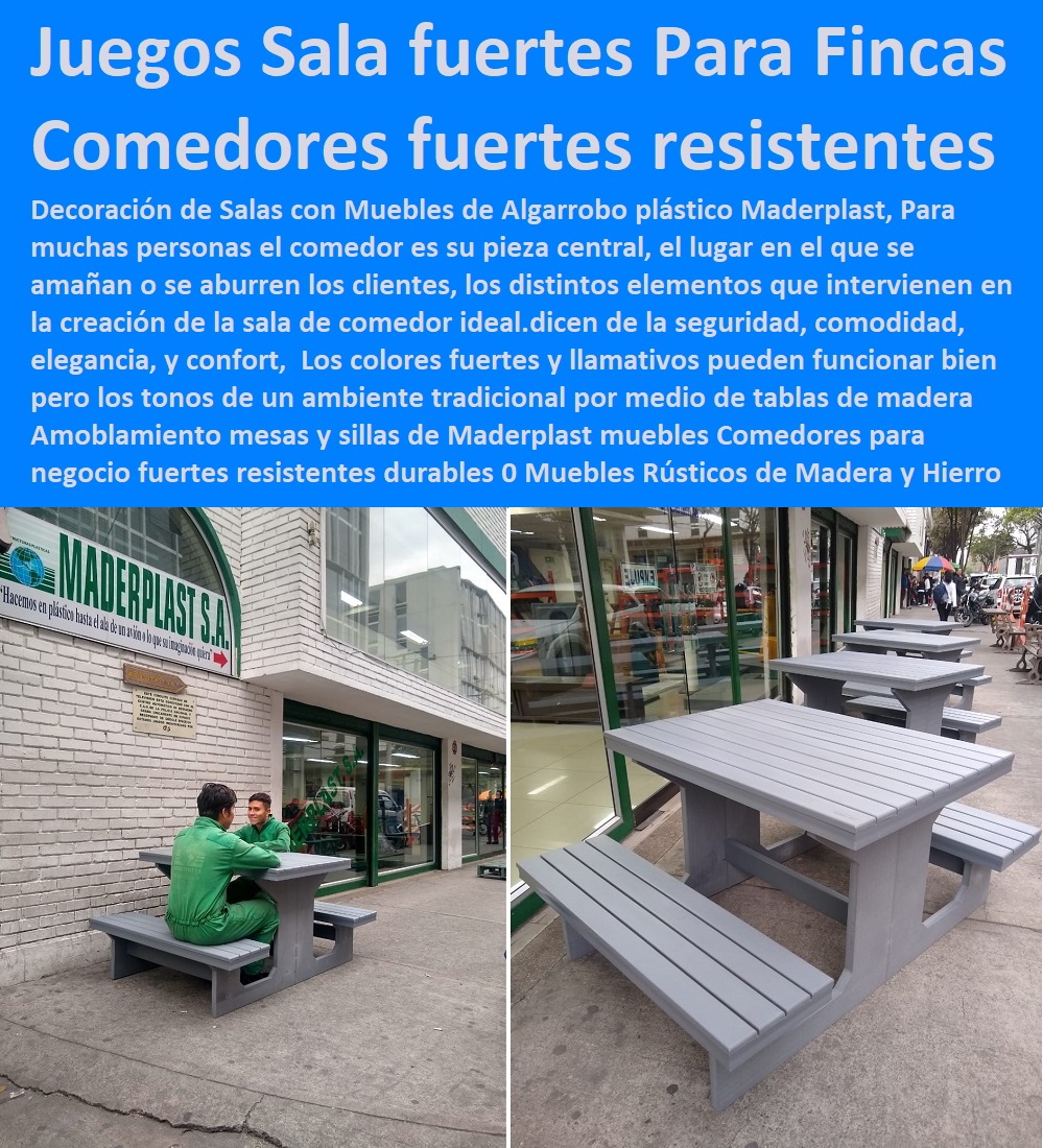 Amoblamiento mesas y sillas de Maderplast muebles Comedores para negocio fuertes resistentes durables 0 Muebles Rústicos de Madera y Hierro 0, Juegos de Sala Modernos Para Espacios Pequeños 0, Juegos de Sala Para Fincas fuertes Amoblamiento mesas y sillas de Maderplast muebles Comedores para negocio fuertes resistentes durables 0 Muebles Campestres Para Exteriores 0 Muebles De Terrazas De Exterior 0 Interior 0 Muebles De Jardín Y Exteriores 0 Muebles Para Exteriores De Madera Plástica Maderplast 0 Muebles Para Hostelería Y Hotelería 0 Muebles Para Cafeteria 0 Muebles Para Restaurante 0 Diseño de Muebles Campestres 0 Fábrica de muebles Campestres, Muebles Rústicos de Madera y Hierro 0, Juegos de Sala Modernos Para Espacios Pequeños 0, Juegos de Sala Para Fincas fuertes
